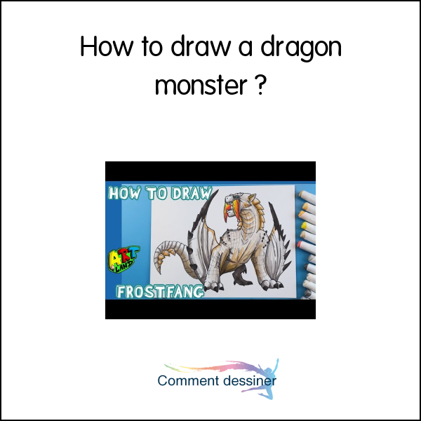 How to draw a dragon monster